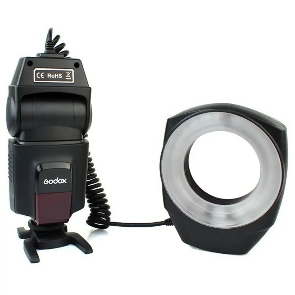 Кольцевой светильник Godox для камер Canon Nikon Pentax Olympus DSLR|macro ring flash light|flash light for canonring |
