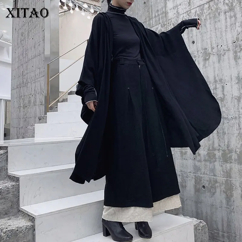 [XITAO] 2019 Весенние Новые корейские модные женские свободные пальто с капюшоном и