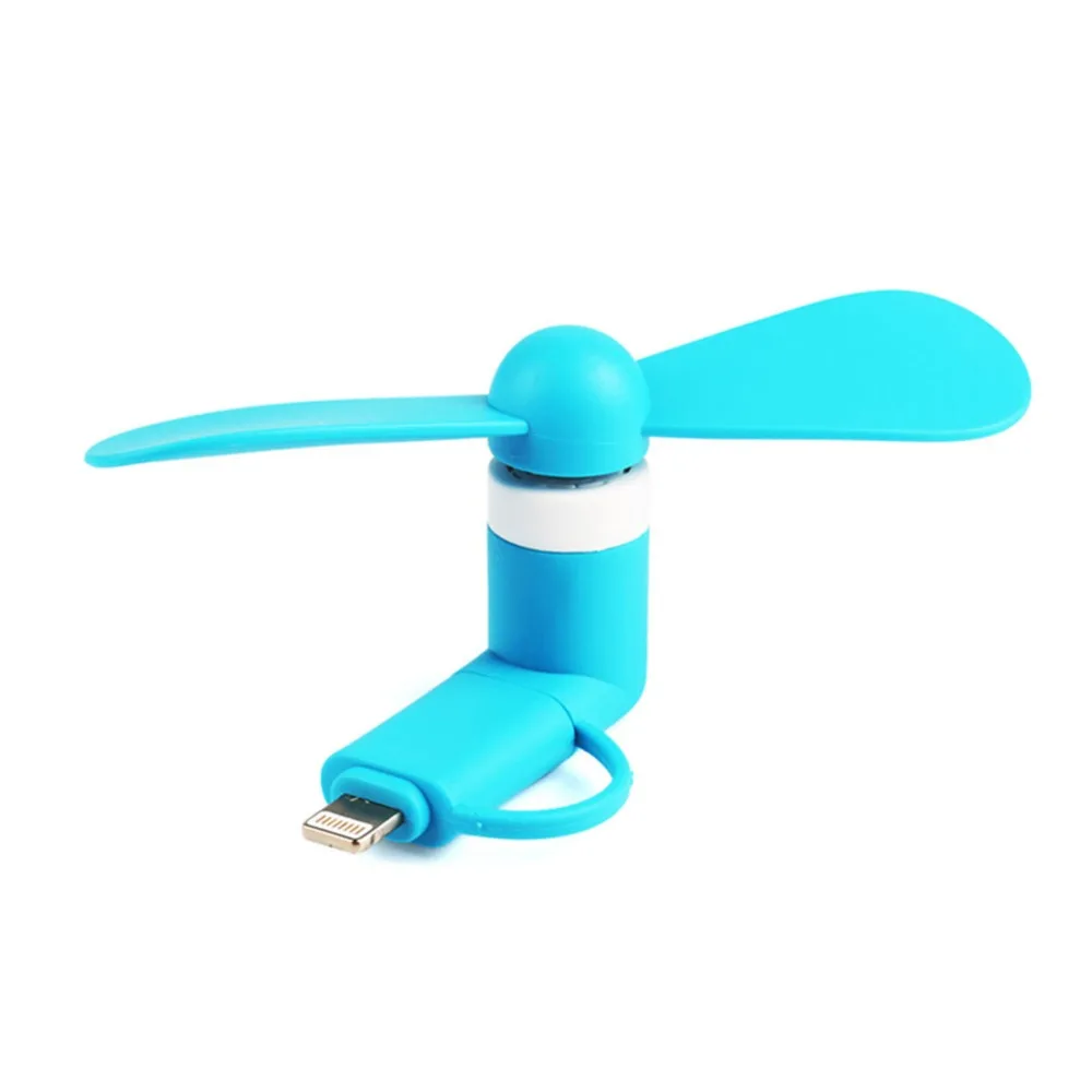 Портативный мини модный 2 в 1 Мини Портативный USB вентилятор электрический воздушный охладитель вентилятор для iPhone samsung