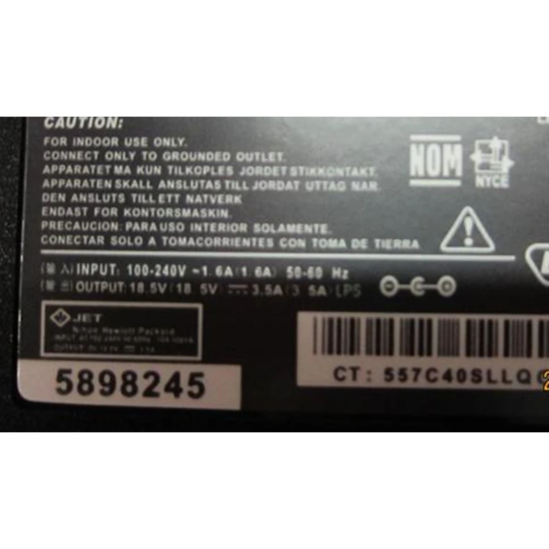 HSW качественный ноутбук AC адаптер Зарядное устройство для HP 510 530 550 620 625 Compaq Presario