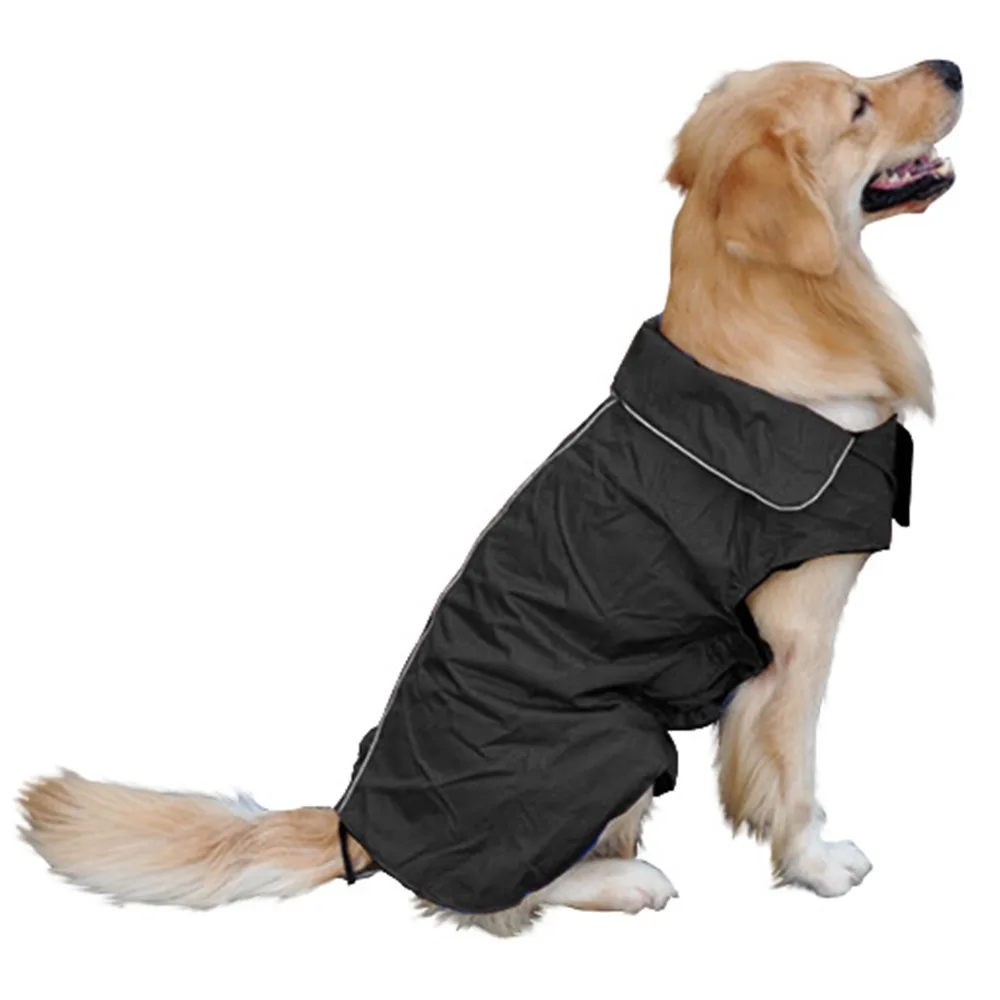 Собачья куртка для питомца жилет пальто полиэстер одежда водонепроницаемый