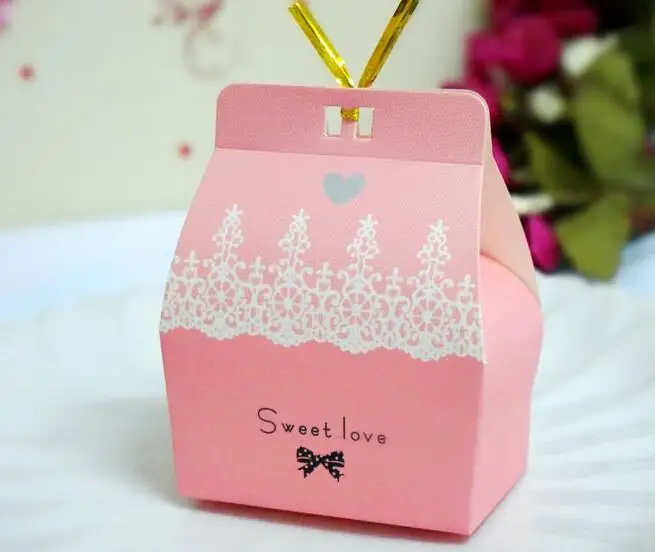 Сладкая любовь с бумажный бантом шоколадный подарок конфеты коробка для