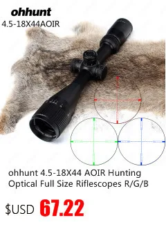 Ohhunt Guardian 4-14X44 SF Охотничья винтовка 30 мм Труба боковая Parallax тактические оптические прицелы с крышкой KillFlash и кольцами для крепления