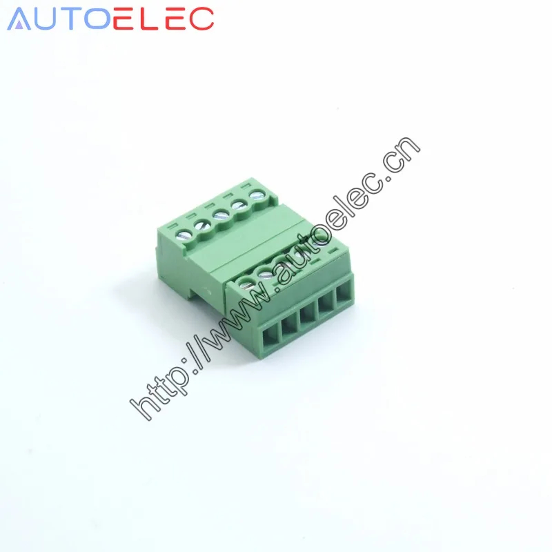 100 шт 3 81 мм Шаг 7P папа и женщина pcb вставные клеммные блоки припой бесплатно PCB