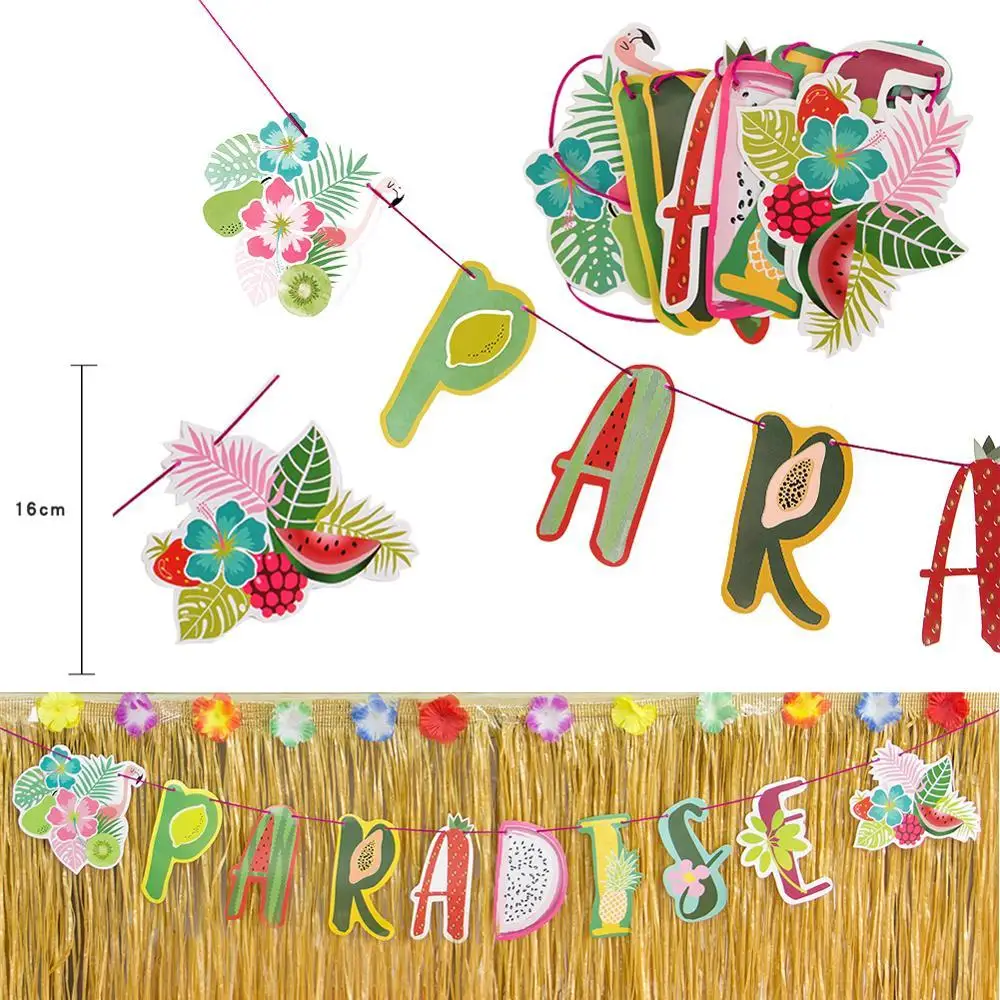 Летние тропические вечерние воздушные шары Aloha с золотой фольгой латексные