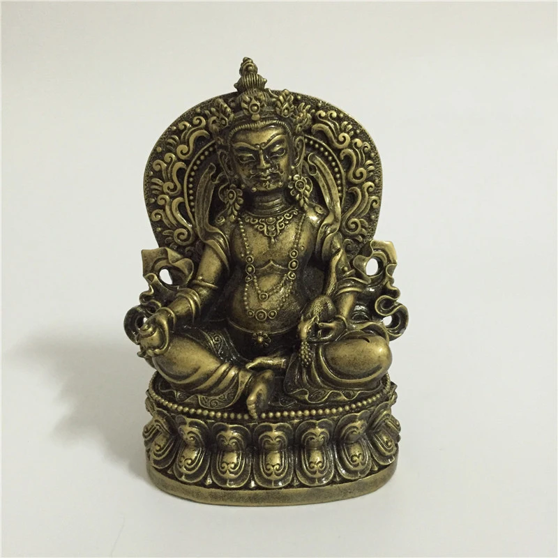 

FengShui Bronze Color Tantric Buddha Statue Hand Carved Resin Sculpture Figurines Home Décor Garden Decoration Buddha Statues