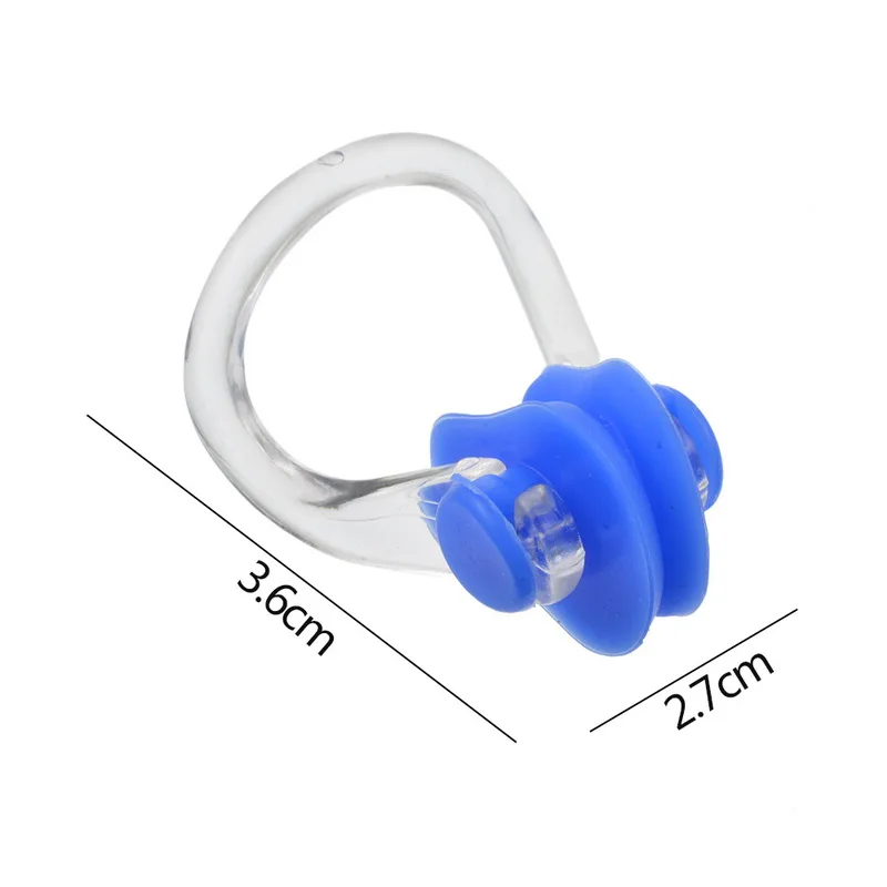 Плавательные зажимы из мягкого силикона для носа и 2 Наушники Шестерни