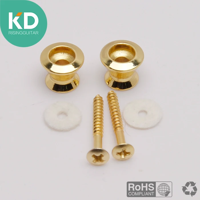

2 pcs per pack Electric guitar strap button, Acoustic guitar end pins tubaeform shape guitar parts instrument parts