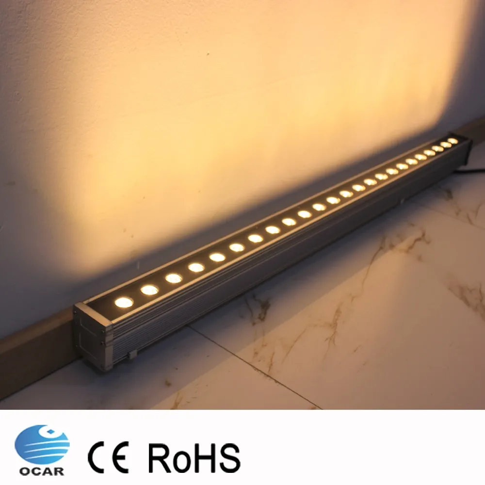 

1M 24W LED Wall Washer Landscape light AC 24V AC 85V-265V outdoor lights wall linear lamp floodlight 100cm wallwasher