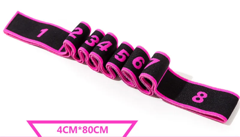 Children Pink 1 шт., высокое качество, для детей и взрослых, для латинских танцев, тренировочные полосы, Йога, Пилатес, стрейч, для фитнеса, эластичная лента сопротивления, 80/90*4 см - Цвет: Children Pink