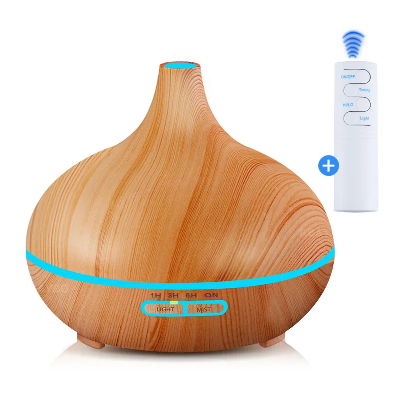 light color 550MLWifi Smart APP дистанционный Conteol увлажнитель воздуха диффузор эфирного масла Арома Лампа Электрический Арома диффузор тумана - Цвет: light color