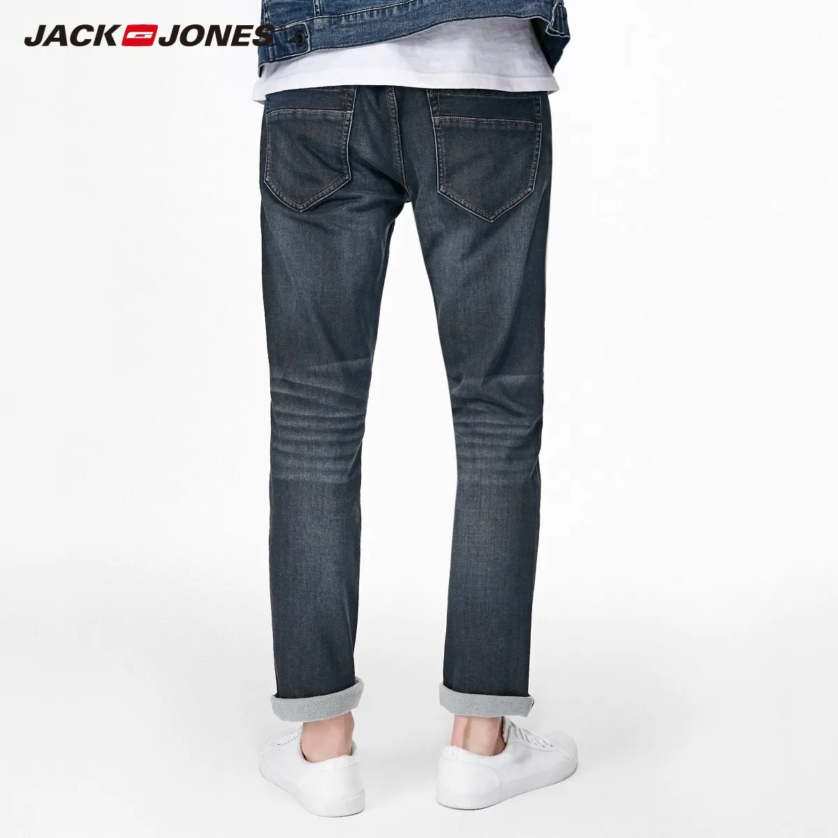Jack Jones брендовые новые модные повседневные эластичные джинсы для мужчин |