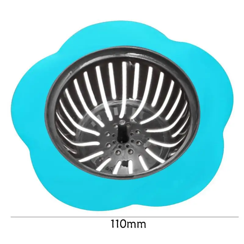 Силиконовые TPR Слив для кухонной раковины слив в ванной Крышка дренажа решетка