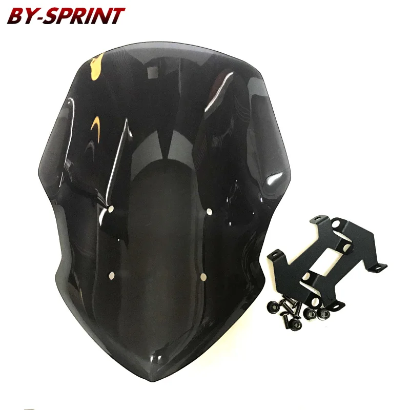 

NEW Motorcycle WindScreen Windshield Sun Visor Double Bubble For MT-07 MT07 FZ07 FZ-07 2018 2019 High Quality Accessories