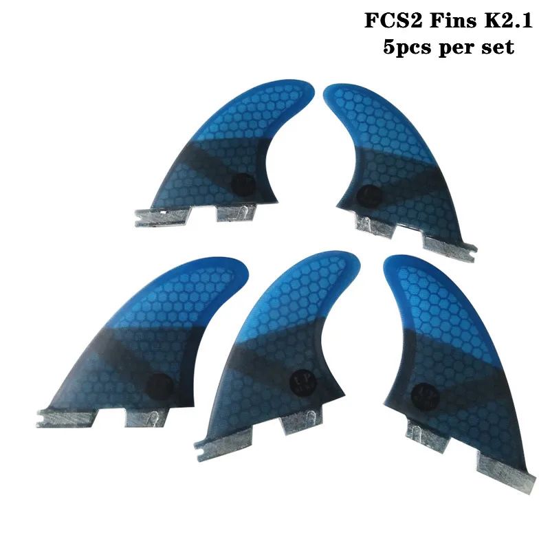 Ласты для серфинга FCSII K2.1 ласты с сотовой структурой из стекловолокна набор пяти