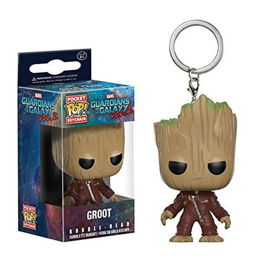 25 FUNKO POP Avengers 4: Endgame капитан чудо-яд Дэдпул брелок с Железным человеком Фигурки игрушки для детей Рождественский подарок - Цвет: 25