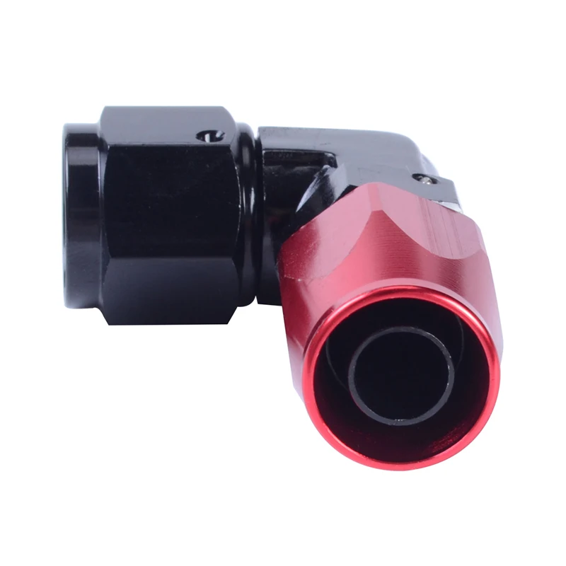 Усиленный конец масляного шланга 90 градусов алюминиевый фитинг для адаптер