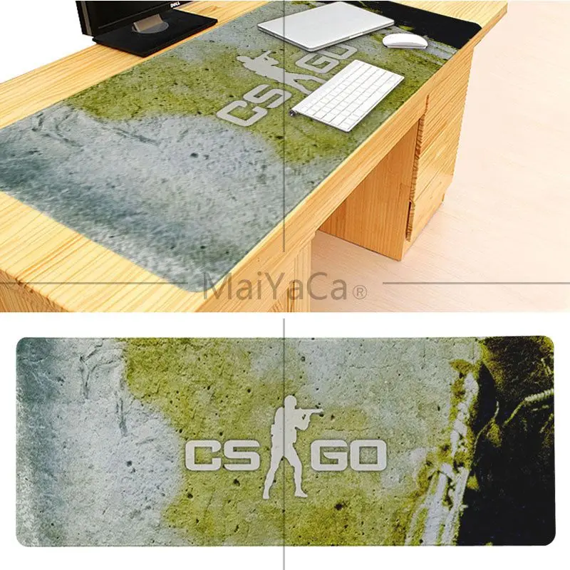 MaiYaCa принт фиксирующий край резиновые коврики для мыши для Cs Go счетчик Strike Коврик Для Мыши DIY дизайн узор компьютерный игровой облачный коврик для мыши - Цвет: Lock Edge 30x90cm