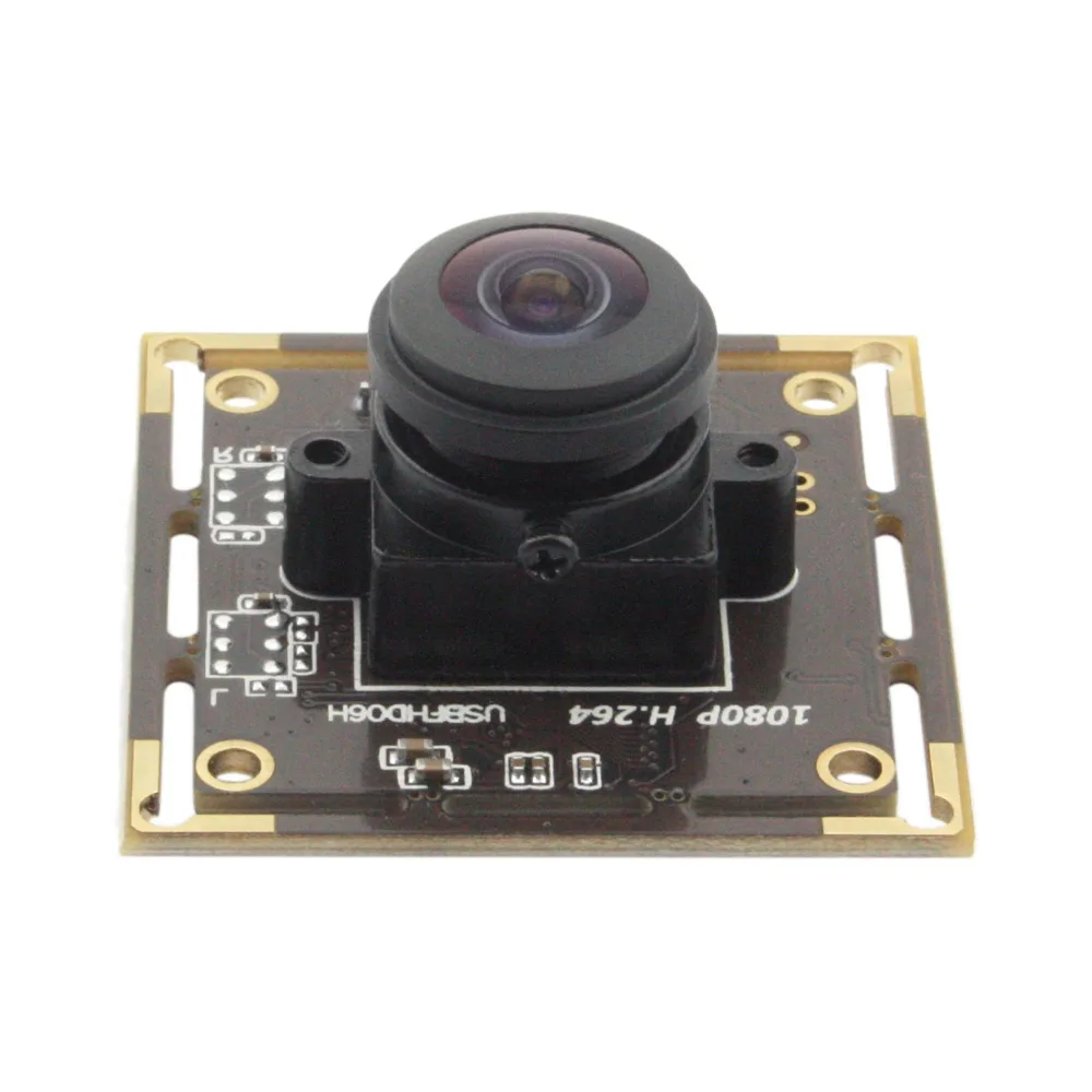 Модуль usb камеры ELP 2 МП 1080P широкоугольный объектив рыбий глаз 180 градусов CMOS Sony