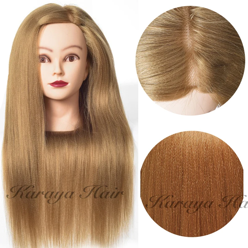 Блонд 22 &quotяки волосы учебная голова манекен женские манекены головы манекенов