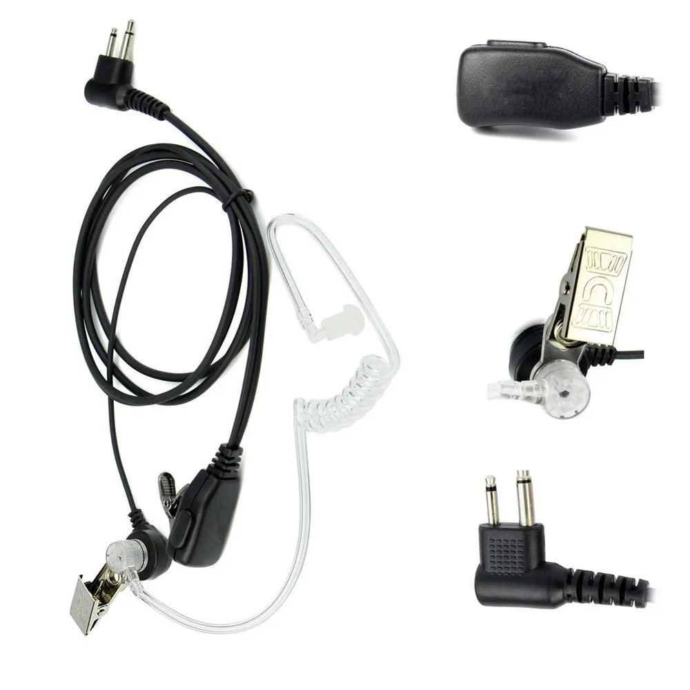 1 шт. Акустическая трубка PTT Mic 2Pin наушники иди и болтай Walkie Talkie гарнитура для Kenwood