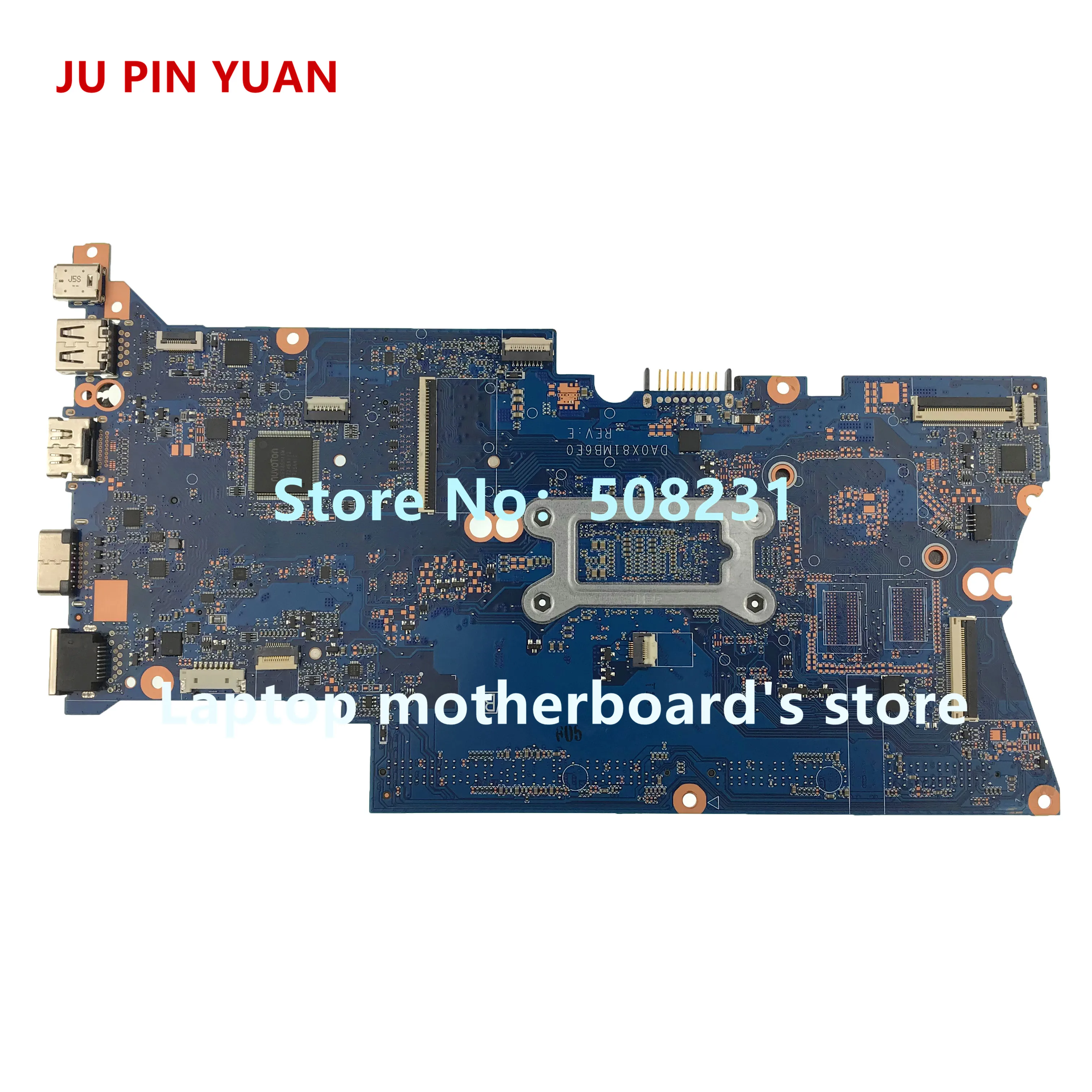 Ju pin yuan 915468-601 915468-001 аккумулятор большой емкости DAG37DMBAD0 материнская плата для ноутбука для женщин, hp ноутбук 17-W 17-AB Тетрадь ПК 1050 2 Гб i5-7300