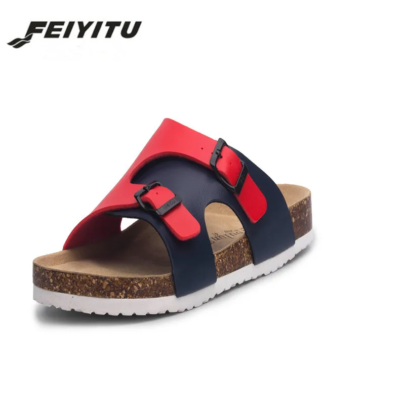 Новинка летние женские пляжные шлепанцы FeiYiTu размера плюс 36-45 повседневные