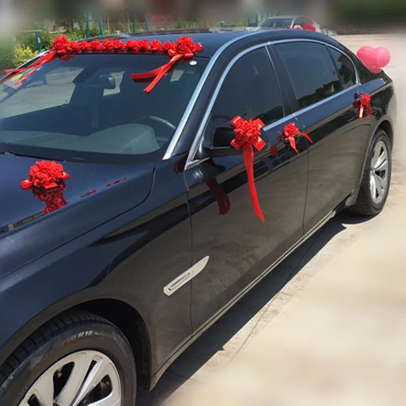 Свадебный автомобиль украшения Искусственные цветы Свадебные Декоративные цветы Пена розы шелк украшение
