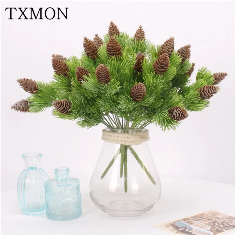 искусственные цветы Натуральный Свежий моделирование пластиковая трава зеленый