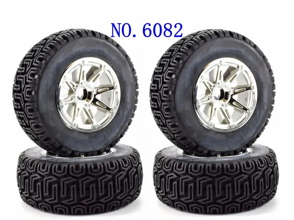 6082 1: 10th внедорожные короткие автомобильные шины для Proline 1/10 BFGoodrich KR2 2," Rock Crawler шины(4) 1/10 Yeit 4 шт. для HPI WR8 - Цвет: 6082