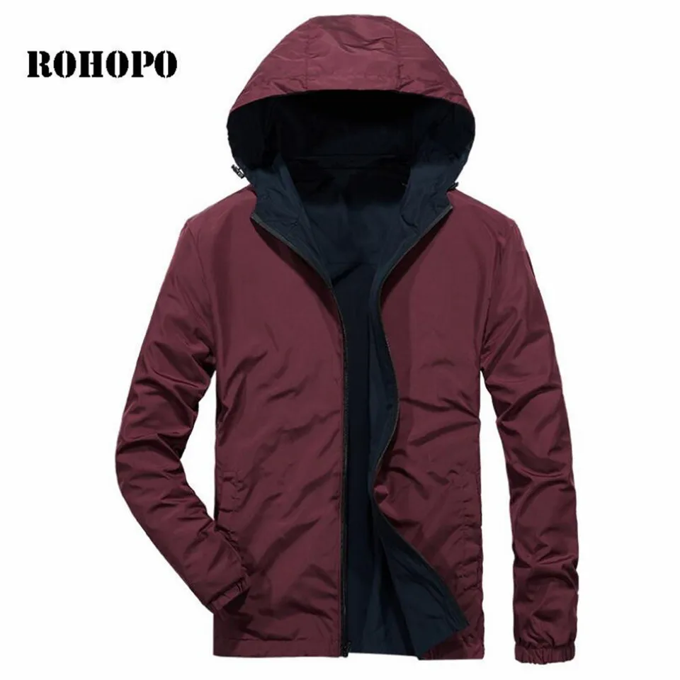 Мужская куртка с двойной стороной ROHOPO 4XL до M Осенний школьный мужской
