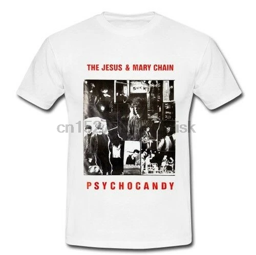 Sychocandy alternal ROCK BAND футболка с цепочкой в виде Иисуса и Мэри S M L XL 2XL 596169198394|Мужские