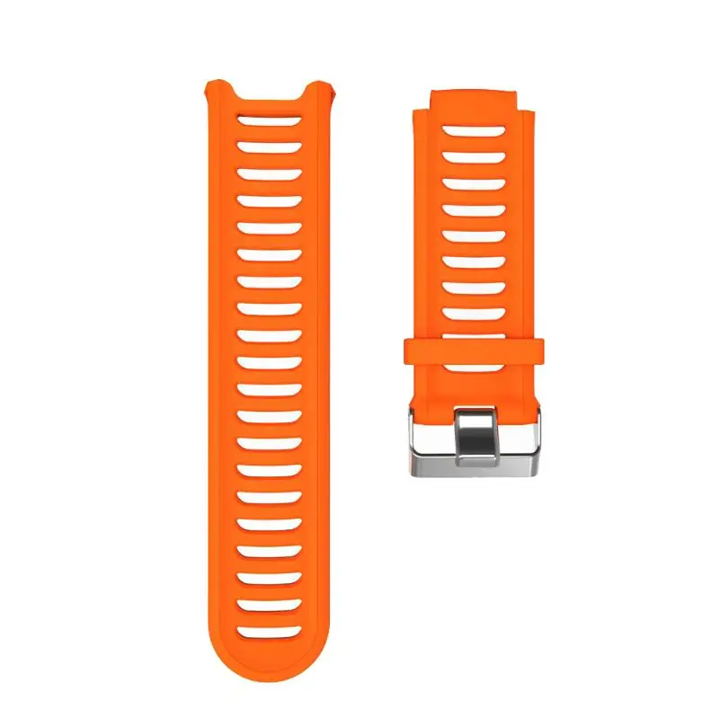 Orange Силиконовые браслеты для часов Ремешок для Garmin Forerunner 910XT gps Триатлон Бег Плавание цикл обучение спортивные часы с Repain инструмент - Цвет: Orange