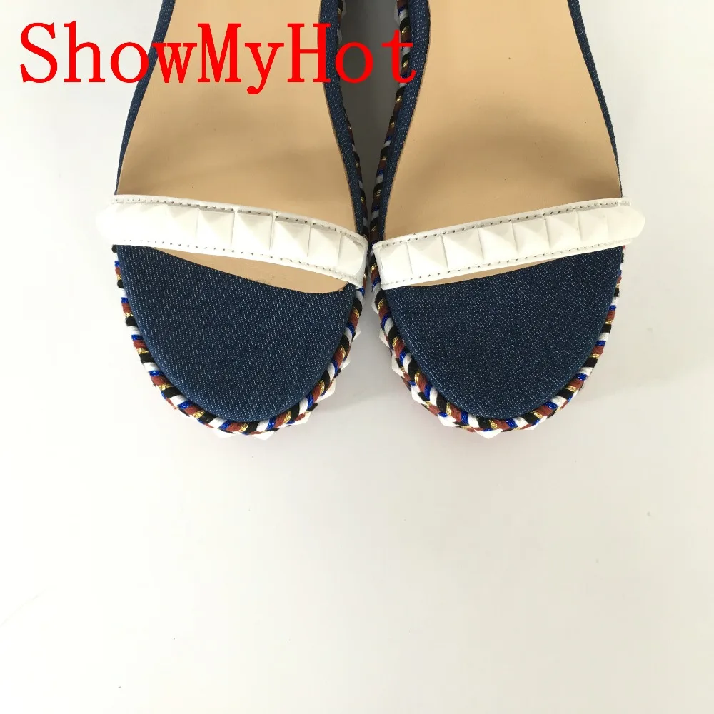 ShowMyHot Летняя женская обувь на высоком каблуке женские сандалии с открытым носком
