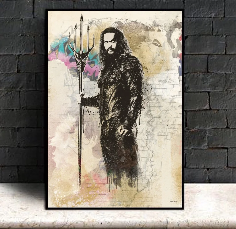 Плакаты и принты Jason Momoa настенная Картина на холсте для гостиной домашний декор |