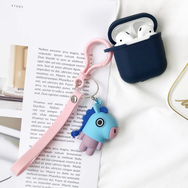 Милая веревка для телефона гарнитура airpods box мягкая силиконовая сумка крючка