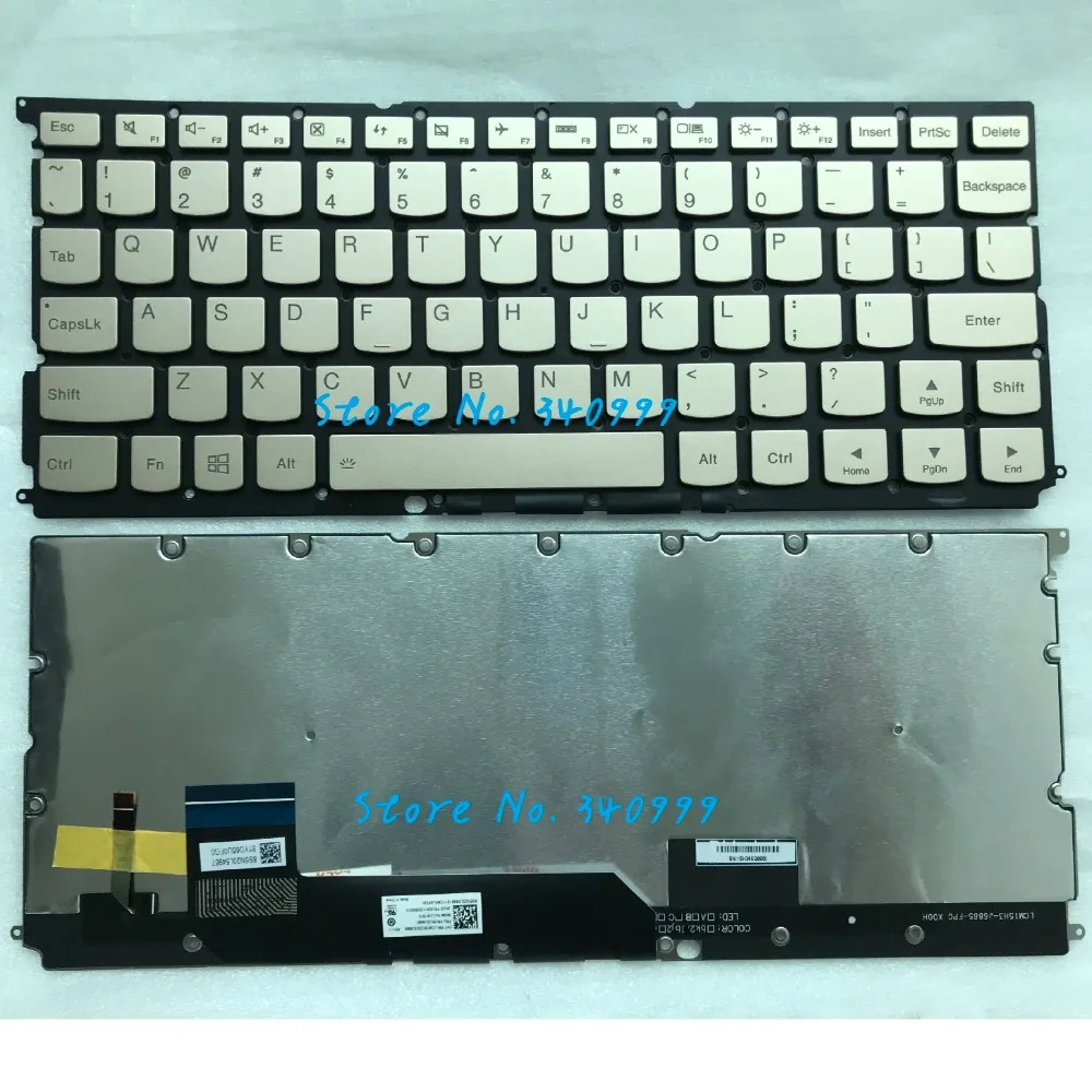 

New for Lenovo XIAOXIN Air 12 Gold US Keyboard No Frame wtih backlit