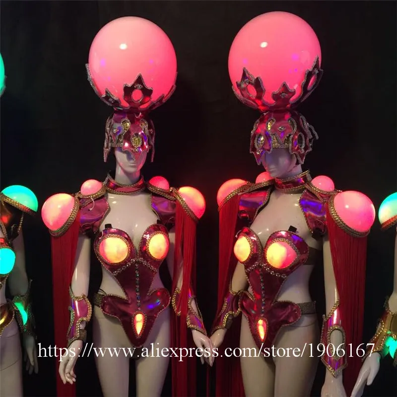 Модное светодиодное светящееся сексуальное вечернее платье одежда для подиума