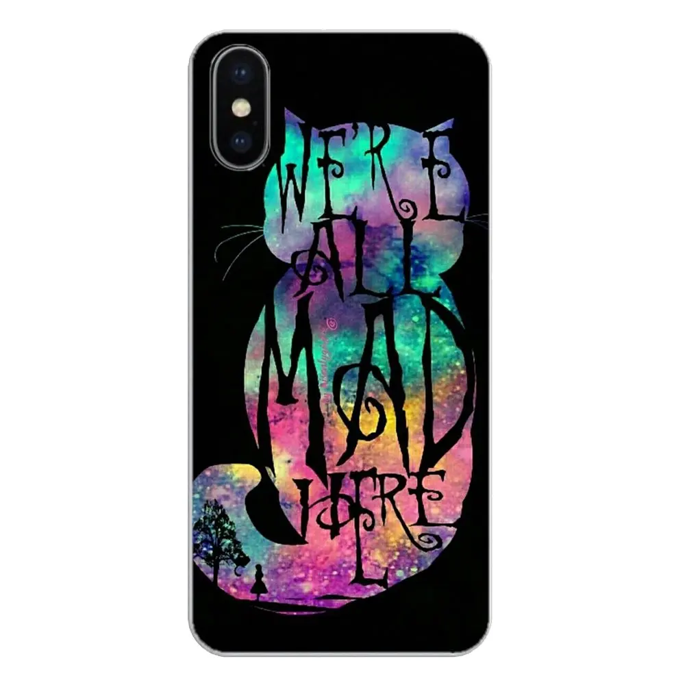Мягкий чехол для iPhone XS Max XR X 4 4S 5 5S 5C SE 6 6S 7 8 Plus Samsung Galaxy J1 J3 J5 J7 A3 A5 Алиса в стране