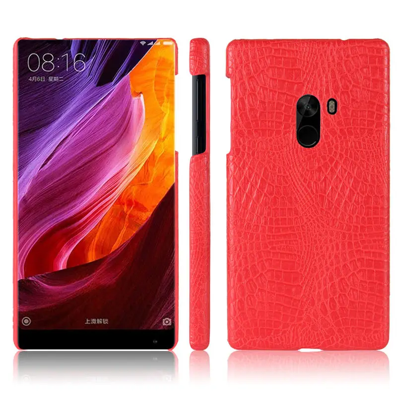 Xiaomi mi x Чехол Xiaomi mi x 6,4 дюймов класса люкс из искусственной кожи твердый пластиковый чехол на заднюю панель чехол для телефона для Xiaomi mi Mix Mimix Pro