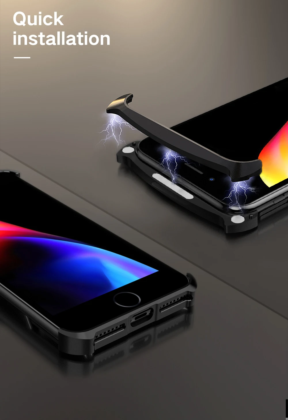 R-JUST алюминиевый чехол для iPhone 7 7 P 8 8 Plus для iPhone X XS Max XR чехол Магнит аттракцион противоударный бронированный чехол жесткий металлический
