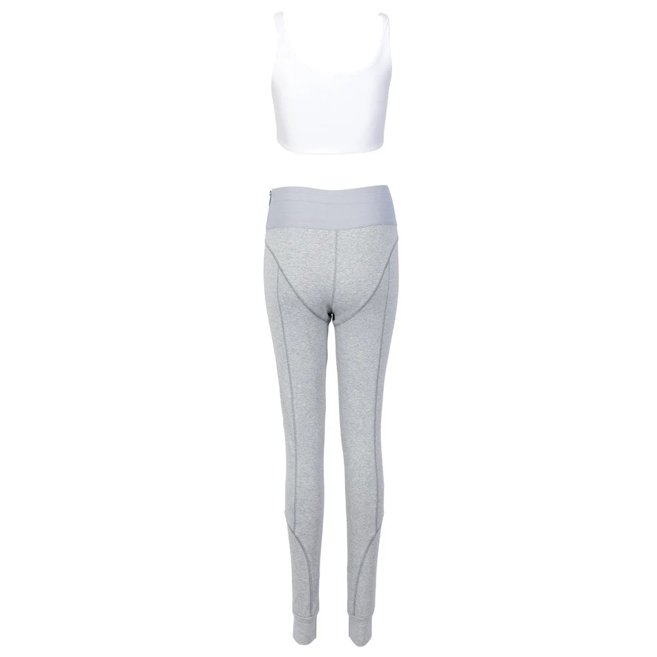 Женский укороченный топ Gymwear комплект из 2 предметов с леггинсами укороченная на