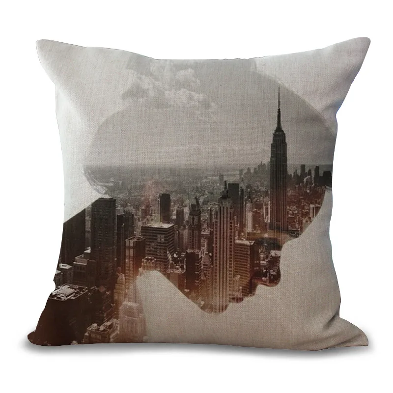 1 Piece Famous Designer Hug Cushion Cover Decorative Home Decor Chair Sofa Throw Pillows Case 45x45cm Abstract Portrait Painting | Дом и сад