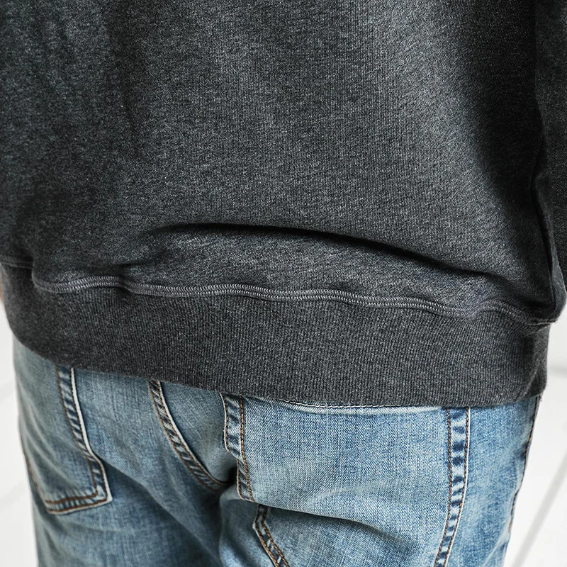 SIMWOOD Новинка весны 2019 года письмо толстовки для мужчин модные с капюшоном Slim Fit