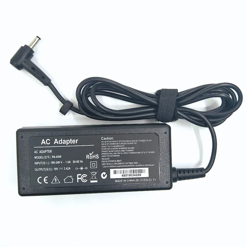 

65W 19V 3.42A 4.0*1.35mm AC Power Adapter Slim Charger for ASUS Zenbook Notebook UX21A UX32VD UX42 UX42E UX303UA UX303UB UX31A