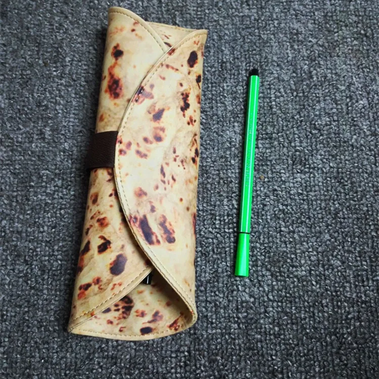 25 см одеяло Burrito с имитацией еды чехол для карандаша сумки хранения новый