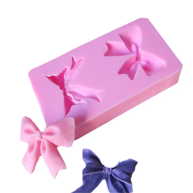 

Butterfly Knot Cake Mold Embossed Silicone Mould Soap Candy Chocolate Ice Cake Molds Cake Decoration Bakeware Tools