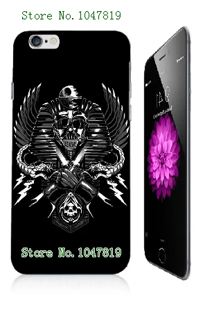 Vcustom Чехол для мобильного телефона в розницу 1 шт. Череп Защитный белый жесткий