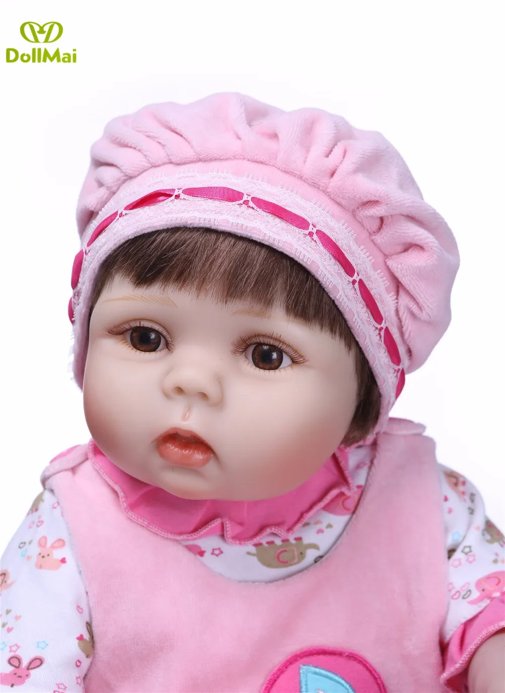 23 inch Real Baby Dolls Full Silicone Vinyl Alive Girl Doll Reborn For Children Gifts bebes reborn menina bonecas | Игрушки и хобби