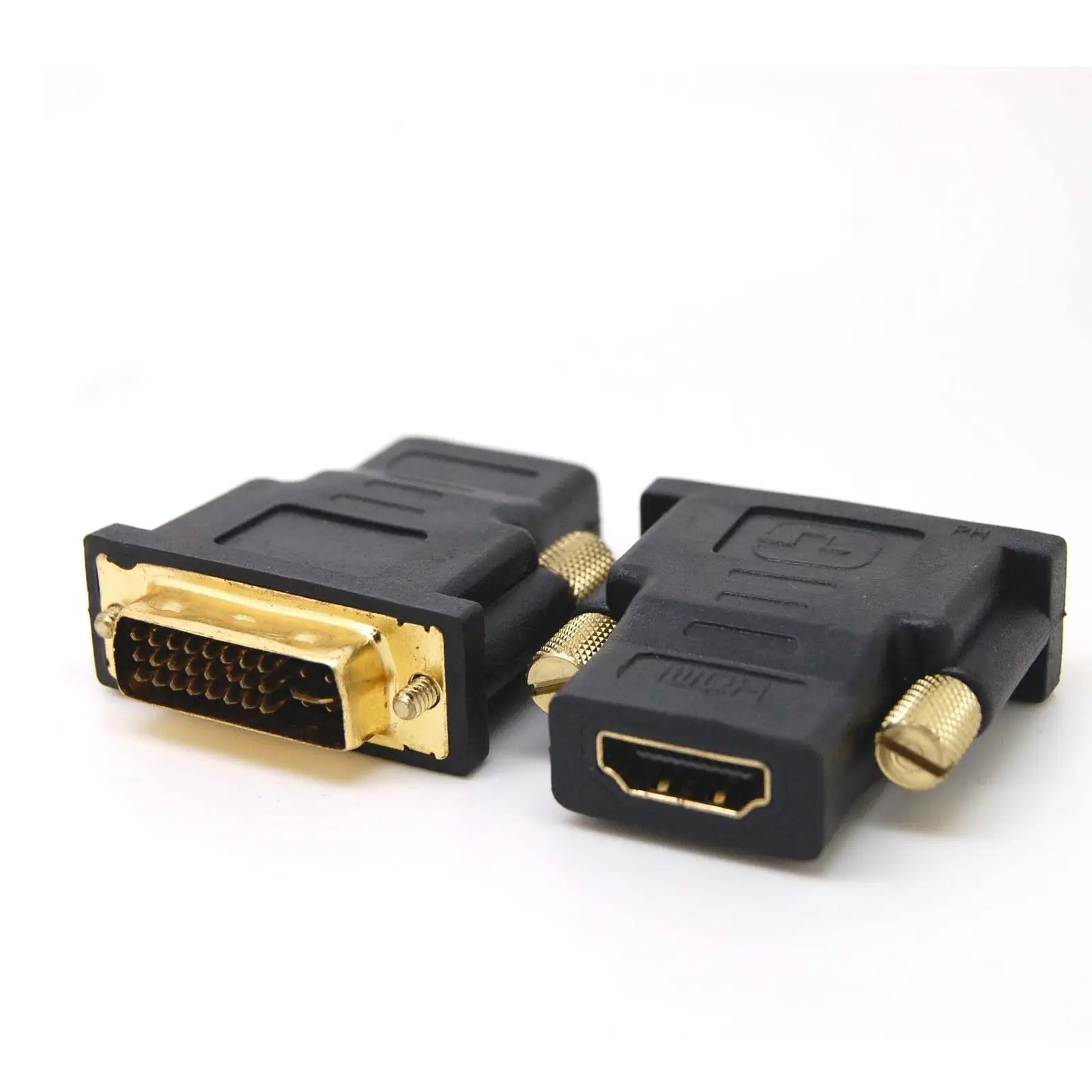 Бесплатная доставка адаптер DVI штекер HDMI Женский двойная ссылка (24 + 5 контактов)